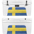 Sweden Flag Distressed YETI Tundra 65 Hard Cooler Skin